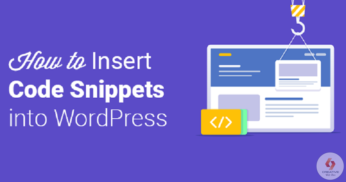 how to add code snippets