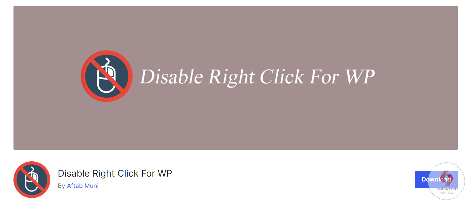 disable right click