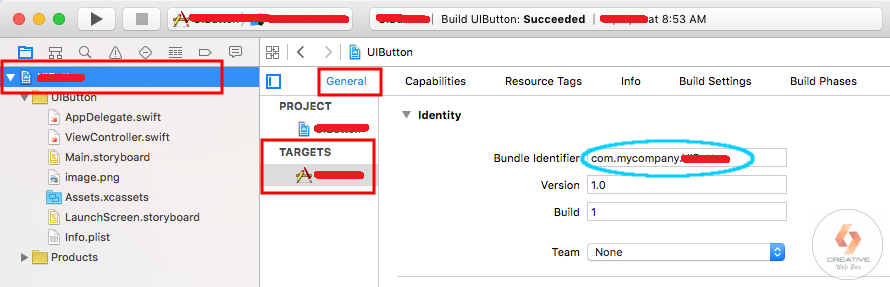 bundle id xcode